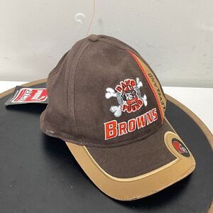 Cleveland Browns Vintage Hat Cap‎ Dawg Pound Puma Brand Adjustable Hat - NOS